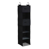 Household Essentials 6 Shelf Hanging Closet Organizer