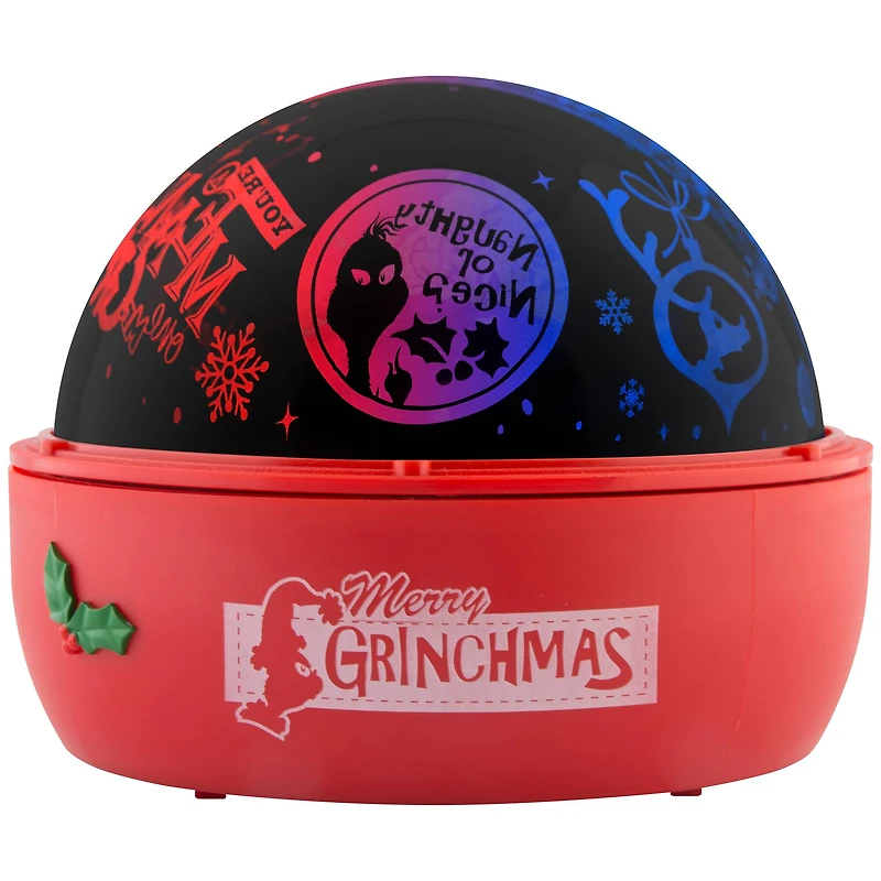 LightShow® The Grinch Merry Grinchmas Rotating Tabletop Projector
