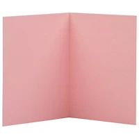 JAM Paper A2 Baby Pink Pastel Blank Foldover Cards, 100ct.
