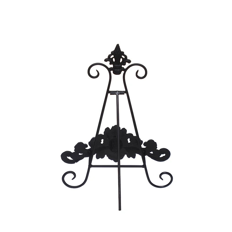 13.5" Black Metal Easel Tabletop Accent by Ashland®