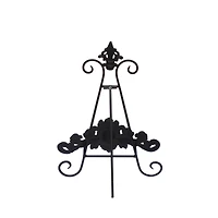 13.5" Black Metal Easel Tabletop Accent by Ashland®