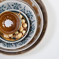 Hello Honey® 14" Hand Painted Ceramic Serving Bowl