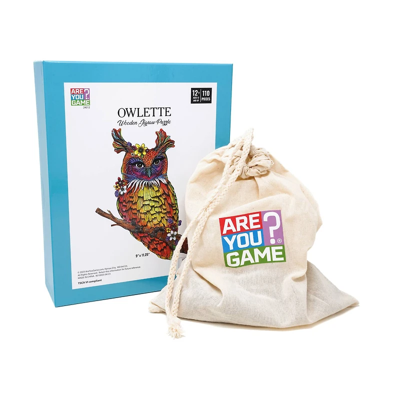 Wooden Jigsaw Puzzle - Owlette: 110 Pcs