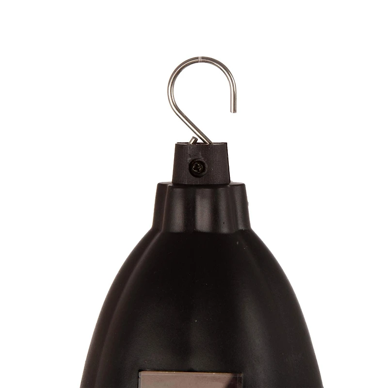 Glitzhome® 30" Solar Lighted Hanging Basket Planter