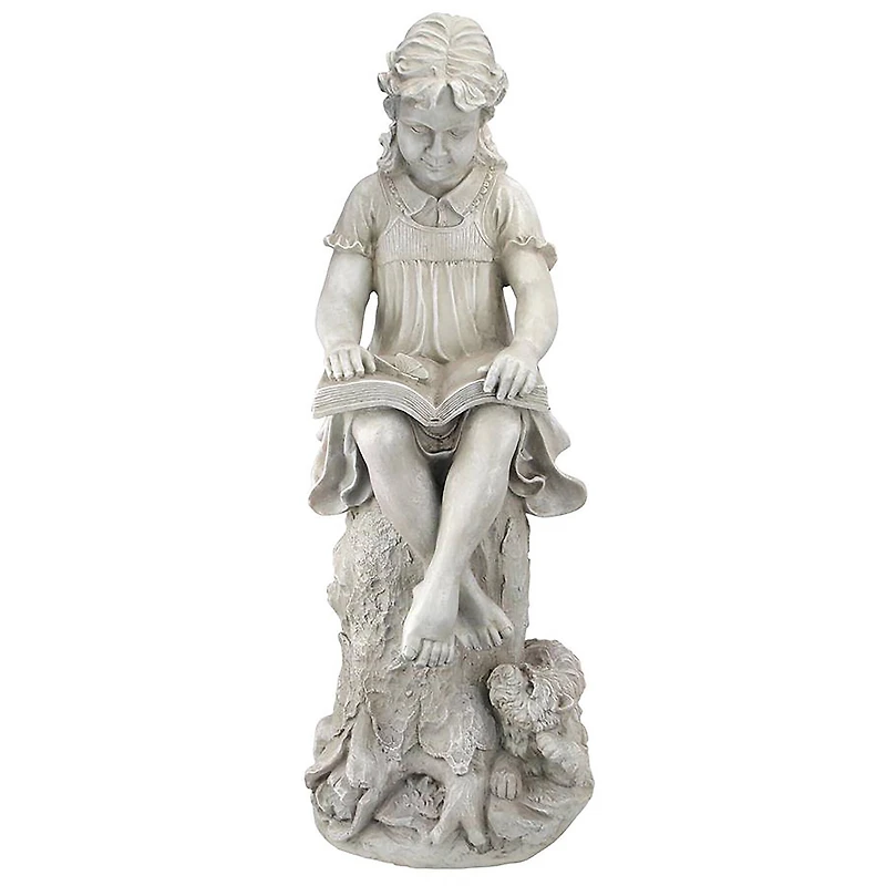 Design Toscano 34.5" Sierra the Reading Child Garden Statue