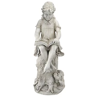 Design Toscano 34.5" Sierra the Reading Child Garden Statue
