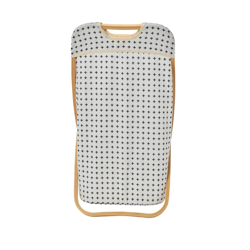 Household Essentials Krussh Bamboo X Frame Hamper (Cross)