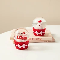 Glitzhome® 3.25" Valentine's Cupcake Waterglobes Set