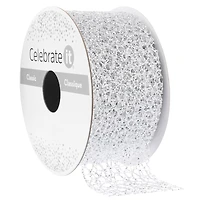1.5" x 3yd. Web Glitter Ribbon by Celebrate It™ Classic