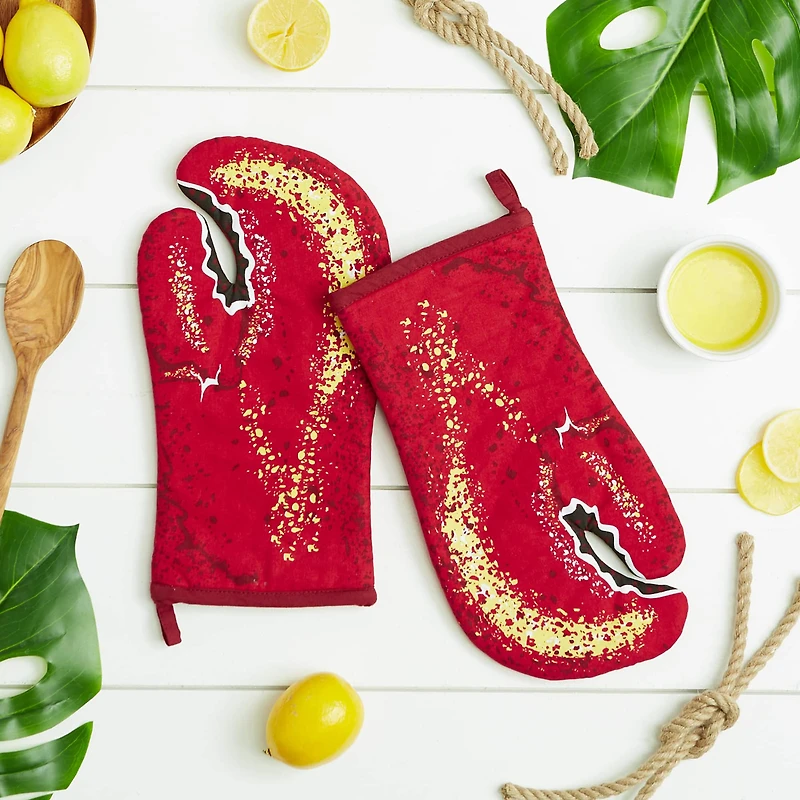 DII® Lobster Claw Oven Mitt Set