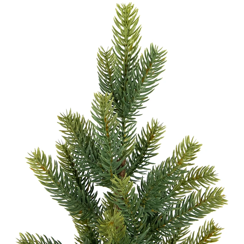 10.5", 15", & 18" Unlit Pine Artificial Christmas Tree with Burlap Base Set