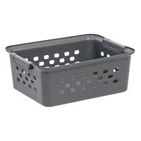 IRIS Gray 7qt. Small Organizer Storage Basket