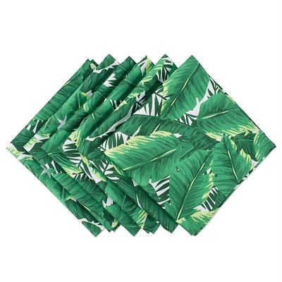DII® Banana Leaf Print Outdoor Napkin, 6ct.