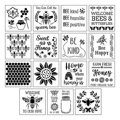 Bees & Honey Stencils by Craft Smart®, 12" x 12"