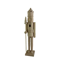 24" King with Tree DIY Pinewood Nutcracker by Make Market®