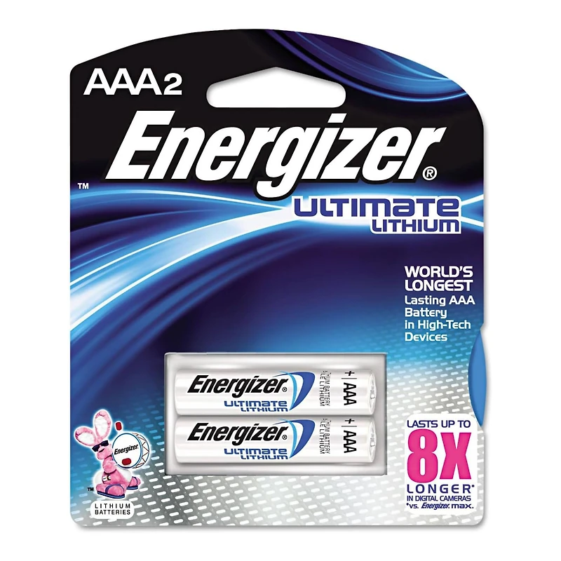 Energizer® Ultimate Lithium AAA Batteries, 2ct.