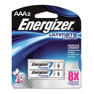 Energizer® Ultimate Lithium AAA Batteries, 2ct.