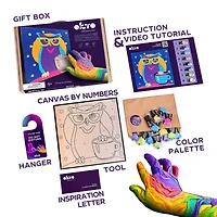 OKTO Owl Clay by Numbers Kit