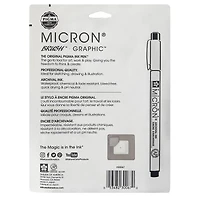 Sakura Pigma Micron Pen Set, 8-Pens, Black