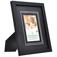 Expressions™ 4" x 6" Black Frame with Double Mat by Studio Décor®