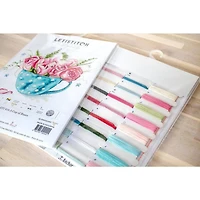 Letistitch A Cup Of Roses Counted Cross Stitch Kit