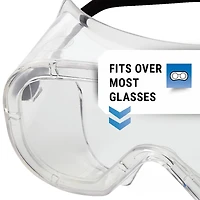 Non-Vented Anti-Fog & Anti-Splash Safety Goggles