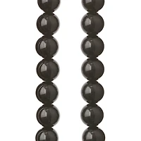 Black Jasper Round Beads, 10mm by Bead Landing™