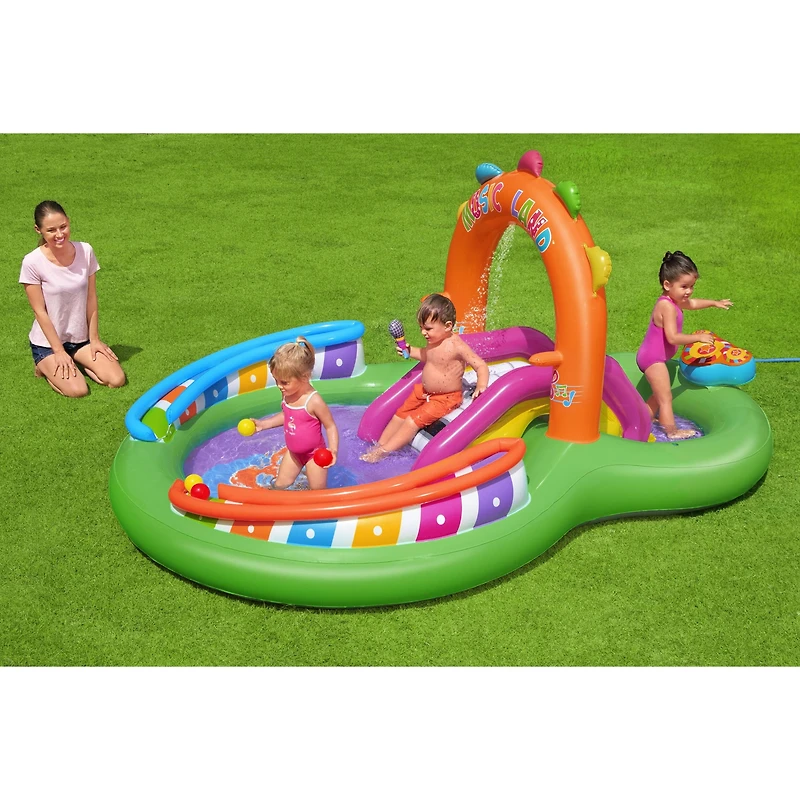 Bestway® H2OGO!® Sing 'N Splash Inflatable Kids Water Play Center