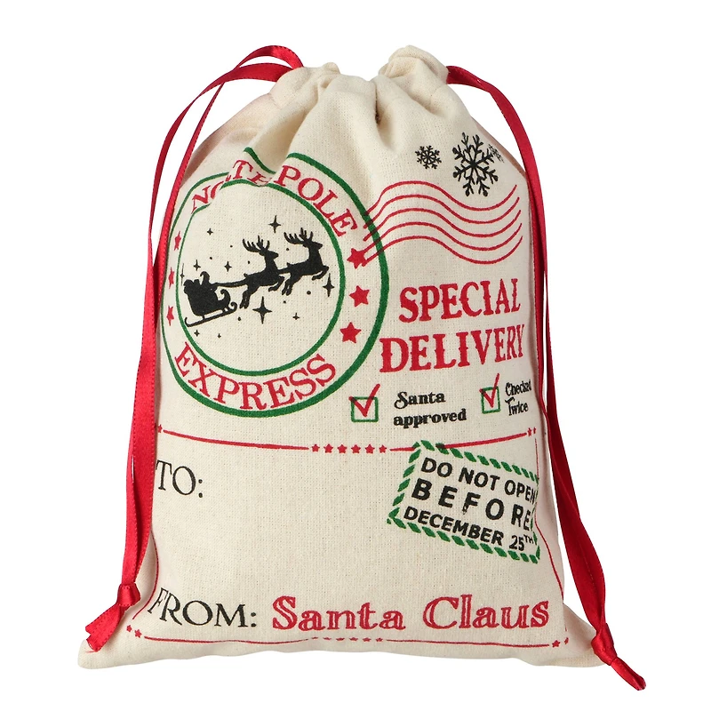 Small Do Not Open Santa Sacks, 2ct. by Celebrate It™