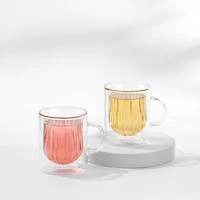 JoyJolt® Christian Siriano 5.4oz. Floret Insulated Glasses, 2ct.