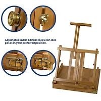 Pacific Arc Compact Tabletop Easel with Storage