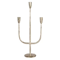 Hello Honey® 21.5" Silver Metal Candelabra