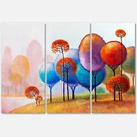 Designart - Colourful Trees Impression III