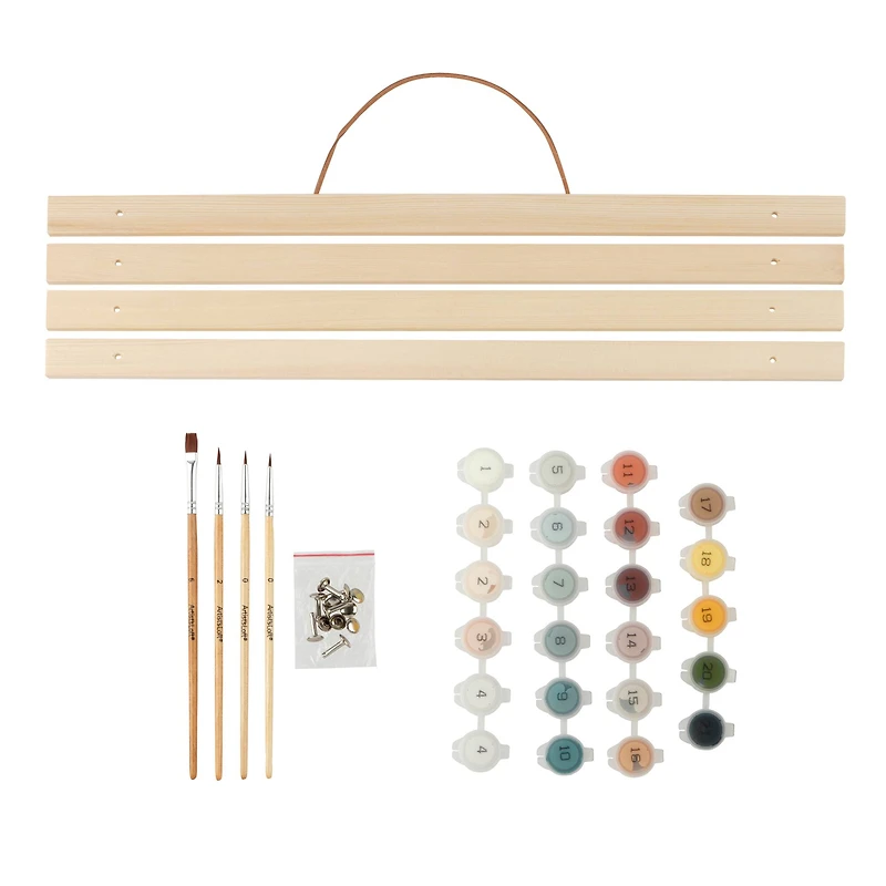 16" x 20" Christmas Tree Village Paint-by-Number Kit by Artist's Loft™