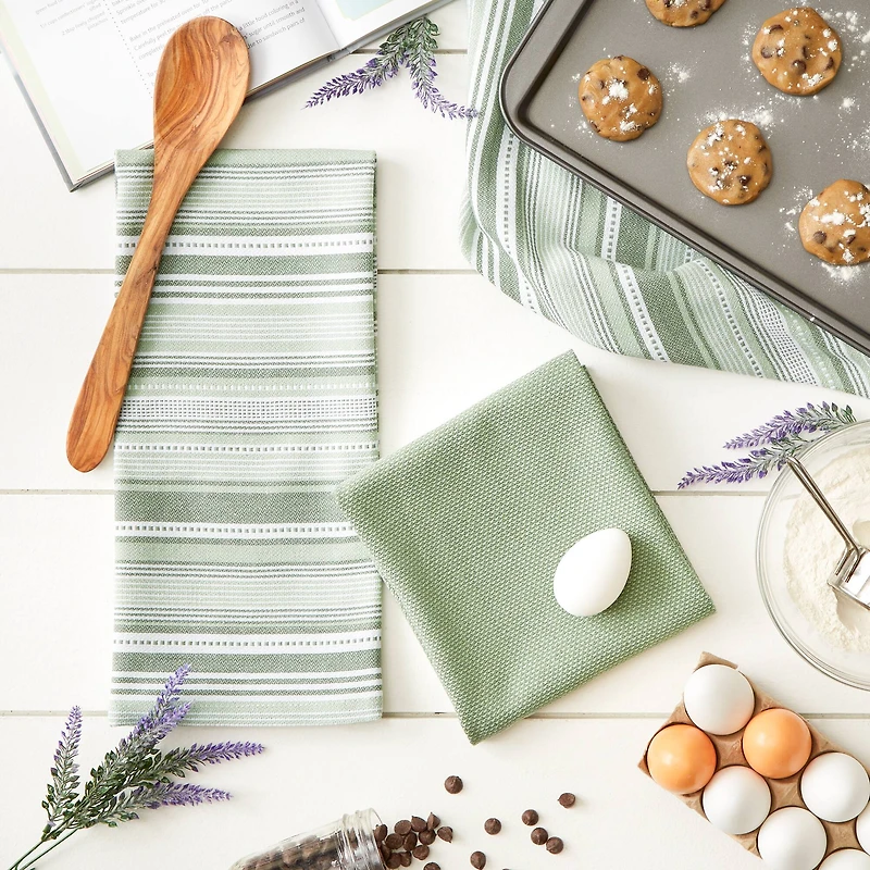 DII® Urban Stripe Dish Towels