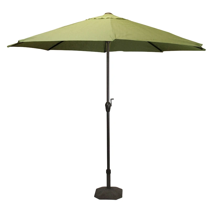9ft. Sage Green Outdoor Patio Market Umbrella