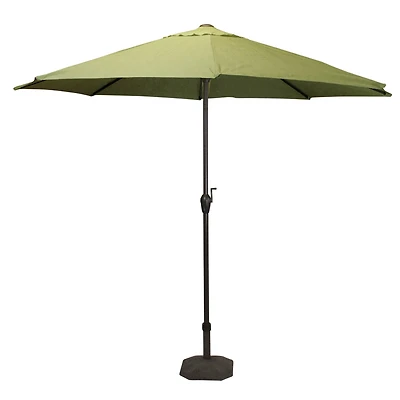 9ft. Sage Green Outdoor Patio Market Umbrella