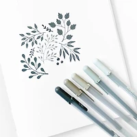 6 Packs: 5 ct. (30 total) Gelly Roll® Moonlight® 06 Fine Point Grays Gel Pens