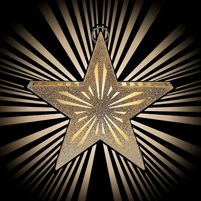9" Radiant Beams™ Gold Hanging Star by Ashland®