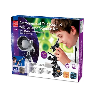 Elenco® Edu-Toys® Astronomical Telescope & Microscope Science Set