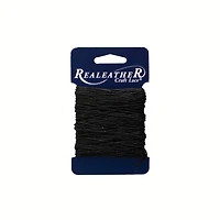 Realeather® Black Waxed Thread