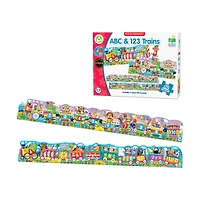 Puzzle Doubles! - ABC & 123 Trains: 60 Pcs