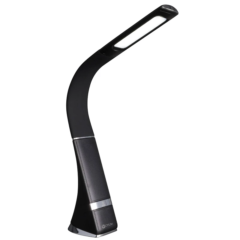 OttLite 16.5" Black LED Craft Anywhere Rechargeable Desk Lamp
