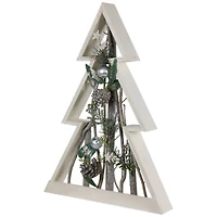 17.5" Stars & Pinecones Christmas Tree Tabletop Décor