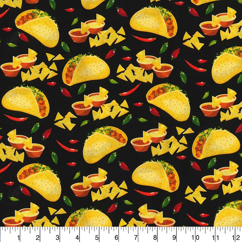 Fabric Traditions Tacos Cotton Fabric