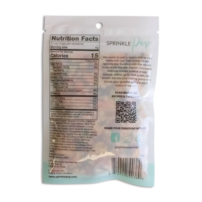 Sprinkle Pop Talk Turkey To Me Sprinkle Mix