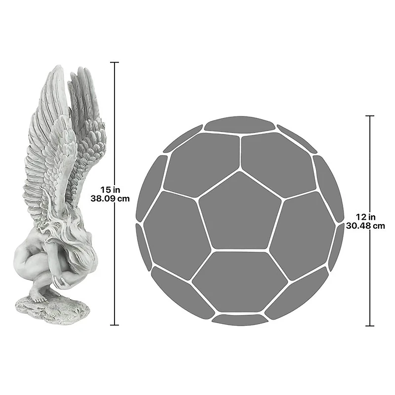 Design Toscano 15" Remembrance & Redemption Angel Sculpture