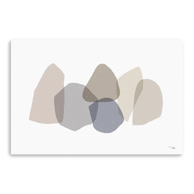 Pieces By Pieces Neutral I Canvas Giclee