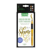Crayola® Signature™ Liquid Metal Permanent Markers