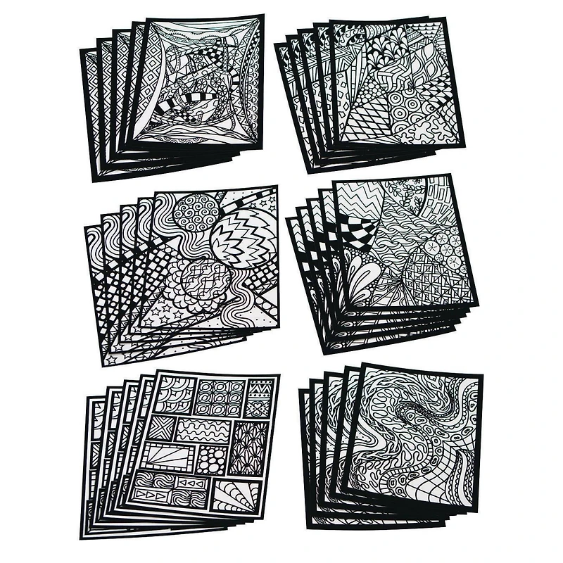 S&S® Worldwide Abstract Velvet Art Posters, 30ct.